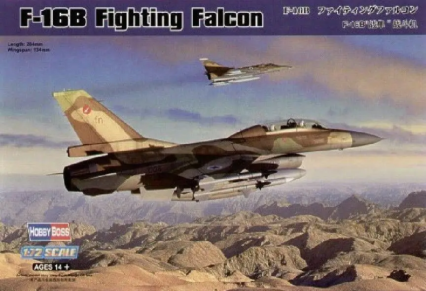 Модель Hobbyboss 80273 1/72 F 16B|Наборы для сборки моделей| |