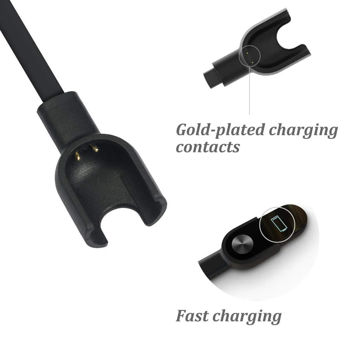 Зарядное устройство USB для Xiaomi mi Band 2/сменный зарядный кабель usb 2 (не подходит