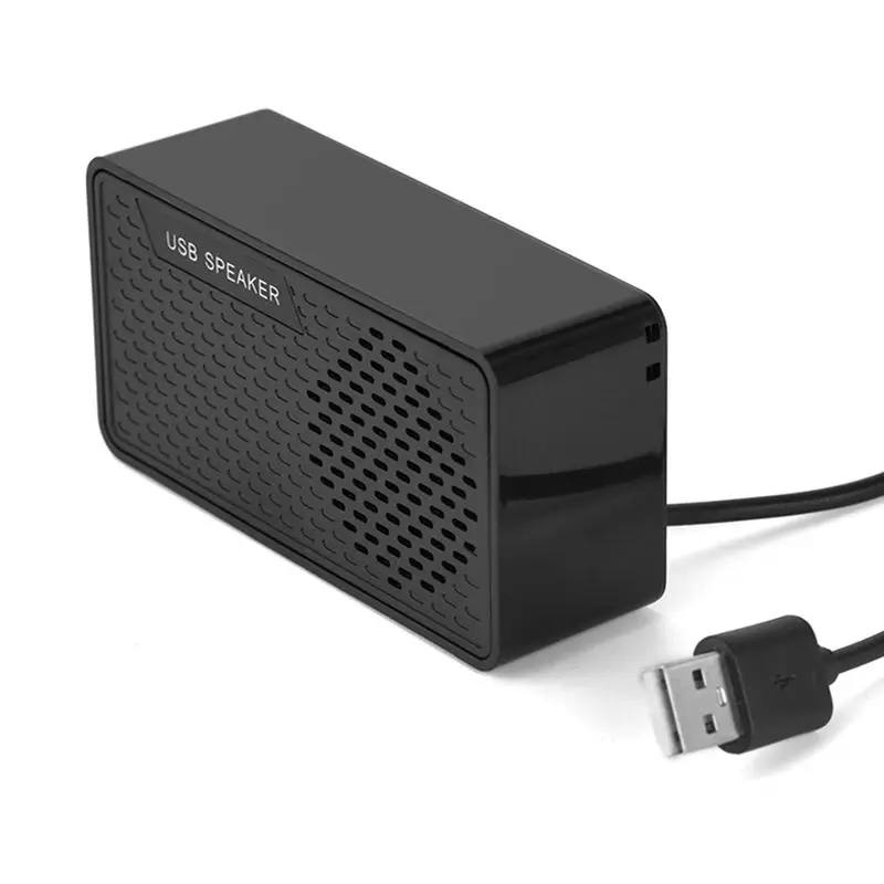 Usb колонки компьютерная Колонка Plug & Play Портативная колонка с двойным рожком 3 Вт
