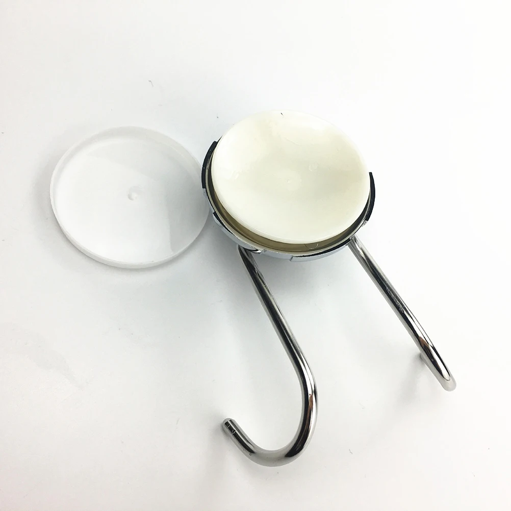 2 шт. крючок на присоске легко установить из нержавеющей стали