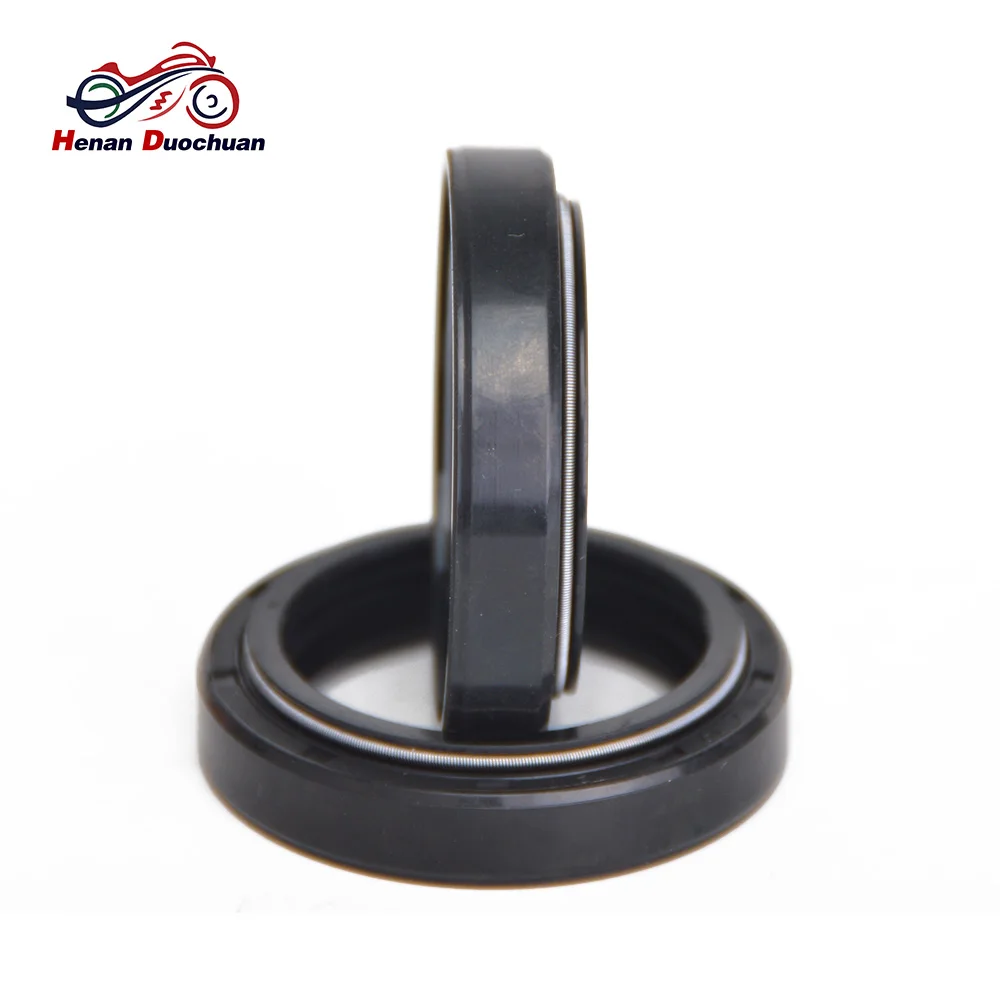 2pcs GOOD Nitrile Rubber Double Lip Front Fork Oil Seal SRX250 BW350 XV250 * XVS250 Virago V-Star for Kawasaki KX80 E2-E3 | Автомобили и