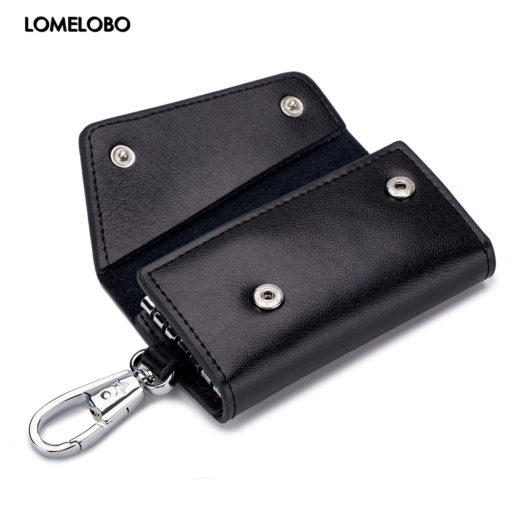 Lomelobo кошелек для ключей из спилка унисекс Мужской многофункциональный монет