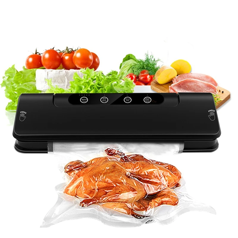 Household Vacuum Packer Food Sealer Multi-Function Automatic Sealing Packing Machine Free 15Pc Bags Eu Plug | Бытовая техника