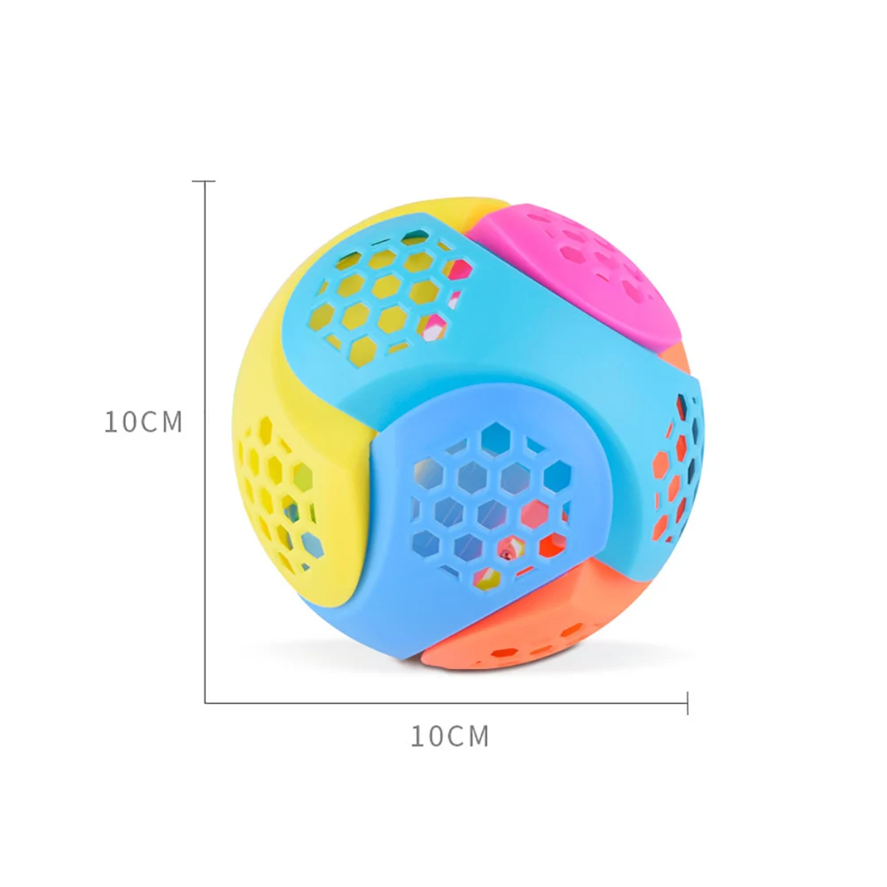 1Pcs Light Music Bouncing Ball Baby Noctiluca Creative Learning Power Gift Flash Jump Rotate Hot Electric Dancing Toy |