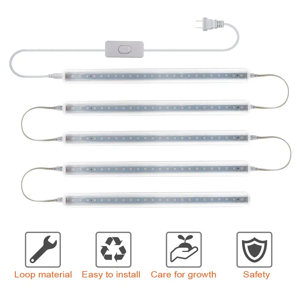CASTNOO LED Grow light полный спектр комнатных растений лампа T5 трубчатая для теплиц