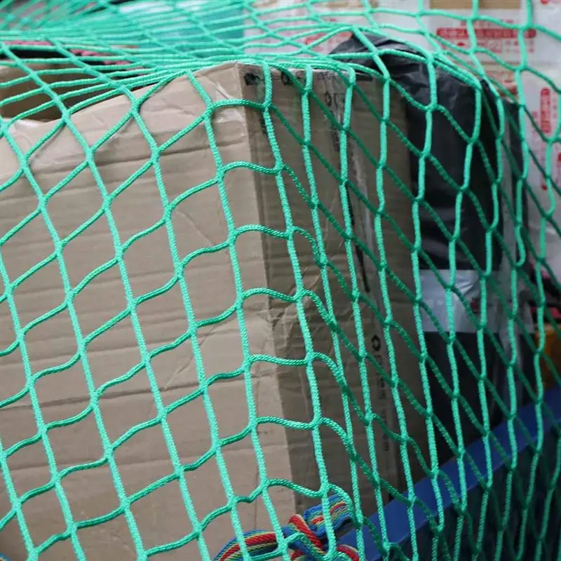 Сетка для грузовых автомобилей, прицепов, контейнеров, покрытий для продления, крыш автомобилей, сетей для багажа, прочная, тяжелая, стойкая к разрывам.