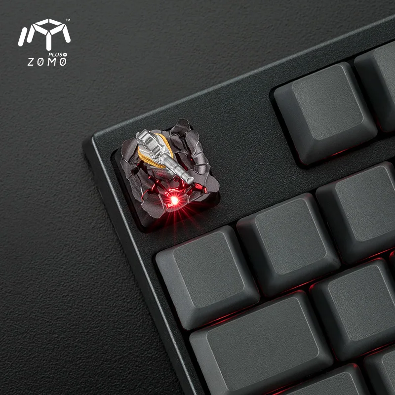 Оригинальный полупрозрачный механический колпачок для клавиатуры ZOMO Stone Hammer с