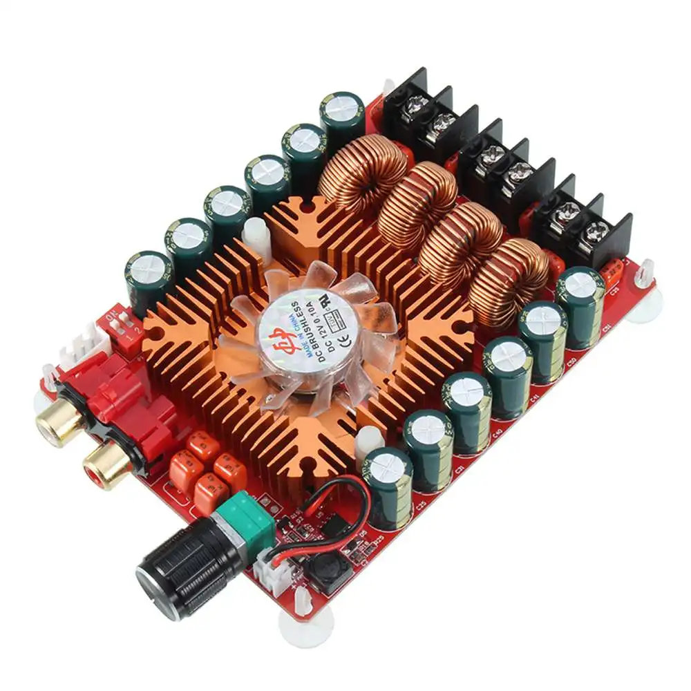 LEORY TDA7498E 2*160 Вт усилитель мощности двухканальный стерео аудио модуль с поддержкой