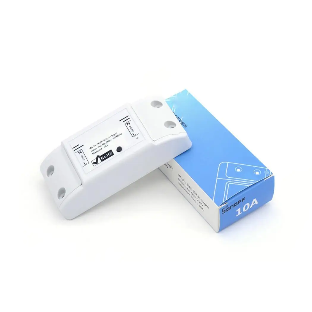 Sonoff 10A Wifi умный переключатель дистанционный беспроводной светильник с таймером