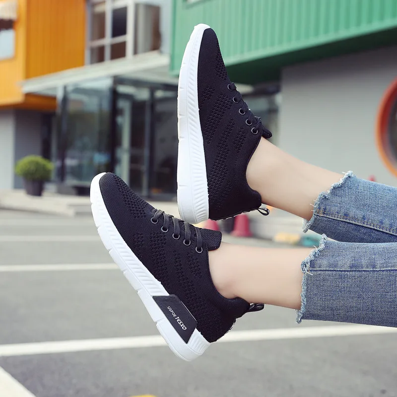 Vulcanize Shoes Women Running New Lightweight All-match Sneaker Womens Deodorant Breathable Non-slip Damping Flat Soft Ladies | Обувь