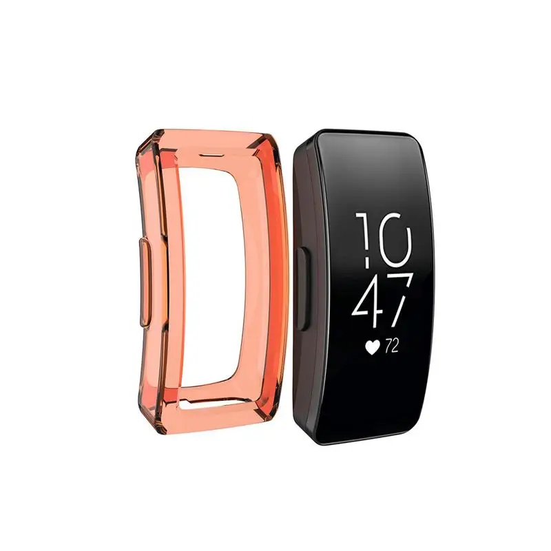 Смарт-часы ТПУ защитный чехол для Fitbit Inspire HR фитнес-трекер прозрачный |