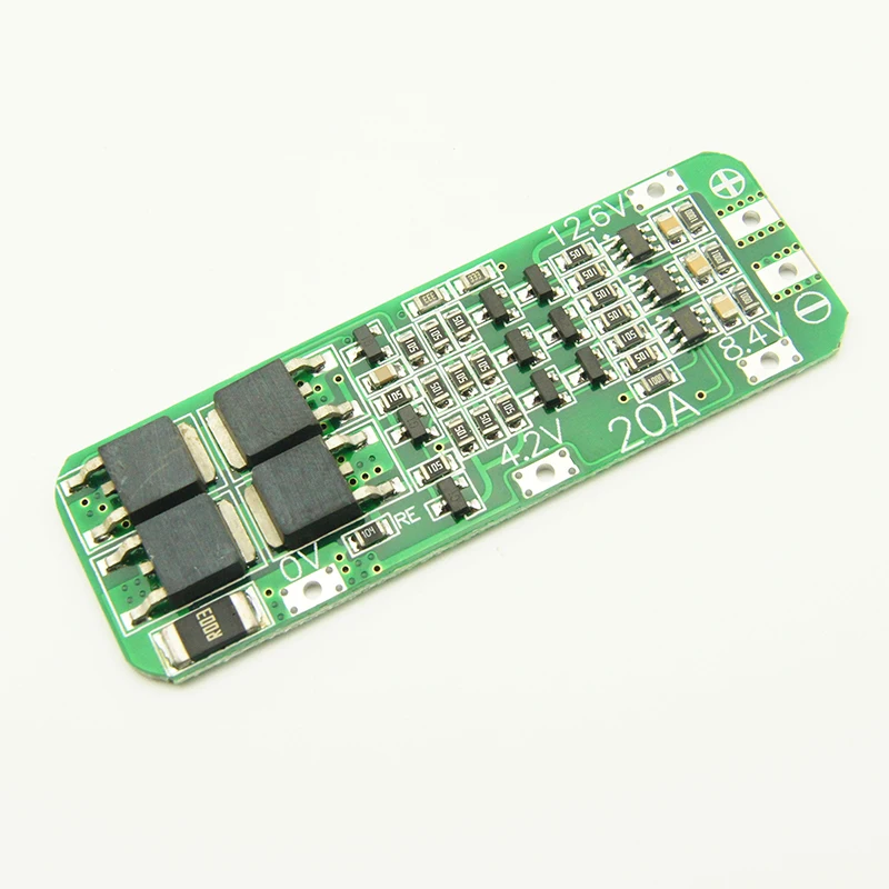 20A литий-ионная литиевая батарея 18650 зарядное устройство PCB плата защиты BMS 12 6 V Cell