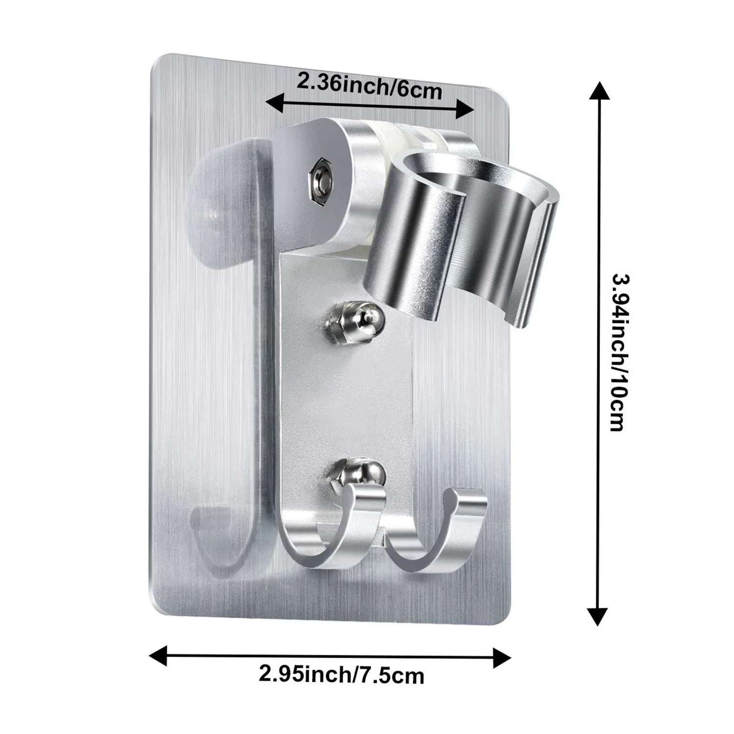 CNIM Hot Silver Adhesive Shower Head Holder Adjustable Wand Stainless steel | Обустройство дома