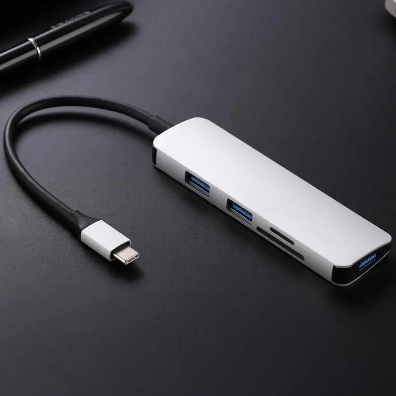 Usb type C концентратор до 3 портов USB 0 SD/TF кард ридер адаптер кабель|USB-хабы| |
