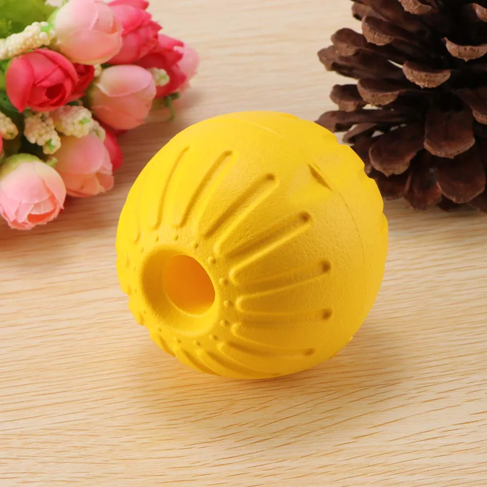 7CM Portable EVA Sphere Hollow Ball Bite-Resistant Pet Dog Training Toys With Carrier Rope Bite Resistant Magic | Дом и сад