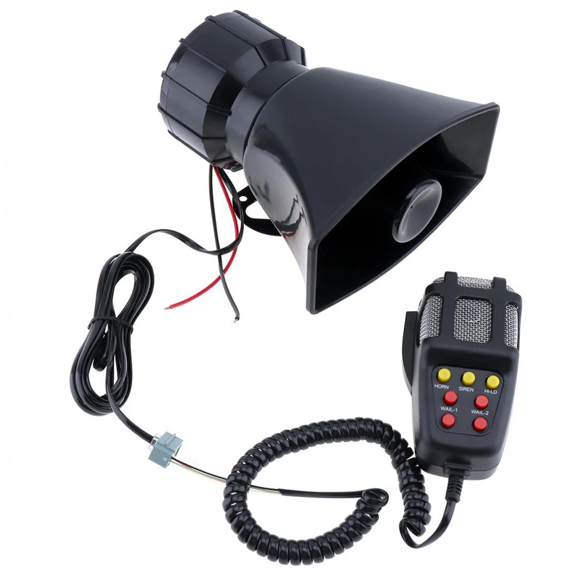100 Вт Dc12V 120 дБ 7 звуковая Автомобильная Предупреждение сирена мотоциклетная