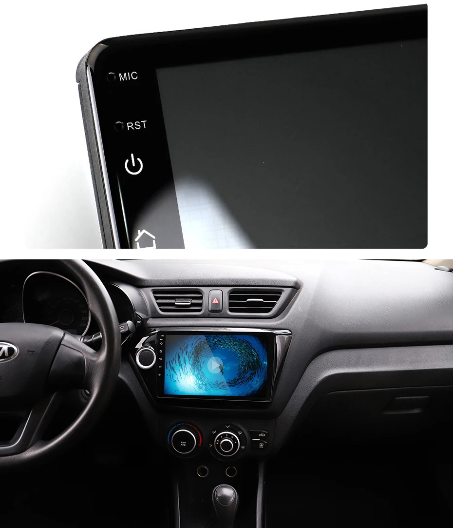 Автомагнитола 2DIN 9 дюймов Android 7 1 мультимедийный видеоплеер навигация GPS для KIA K2