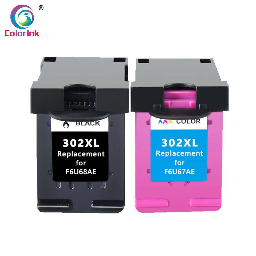 ColoInk 302XL чернильный картридж Замена для hp 302 HP с чернилами Deskjet 2130 2135 1110 3630 3632 Officejet