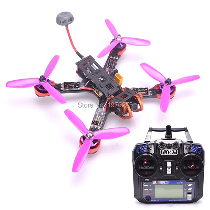 Хамелеон 220 мм FPV рамка Квадрокоптер комплект 2205 2300kv двигатель Littlebee 30A BLHeli s ESC Fatshark