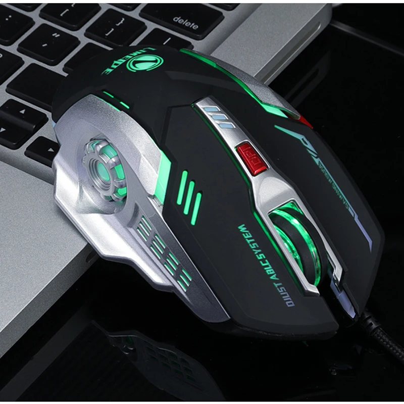 

Мышь игровая CHUANCHI проводная, 2400 DPI, 6 кнопок, USB