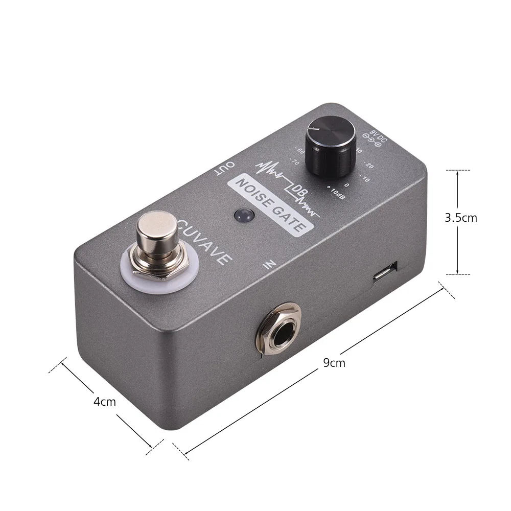 Шумоподавляющая гитарная педаль CUVAVE С Подавлением Шума корпус из цинкового