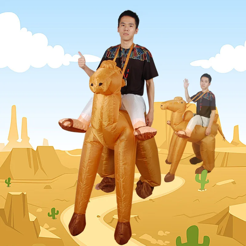 Inflatable Camel Shape Festival Costumes Cartoon Animal Riding Air Mould Halloween Christmas Adults Toys | Игрушки и хобби
