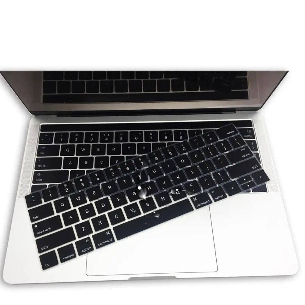 1 шт. однотонный силиконовый защитный чехол для клавиатуры MacBook Air 11 6/Retina 12 13/Retina