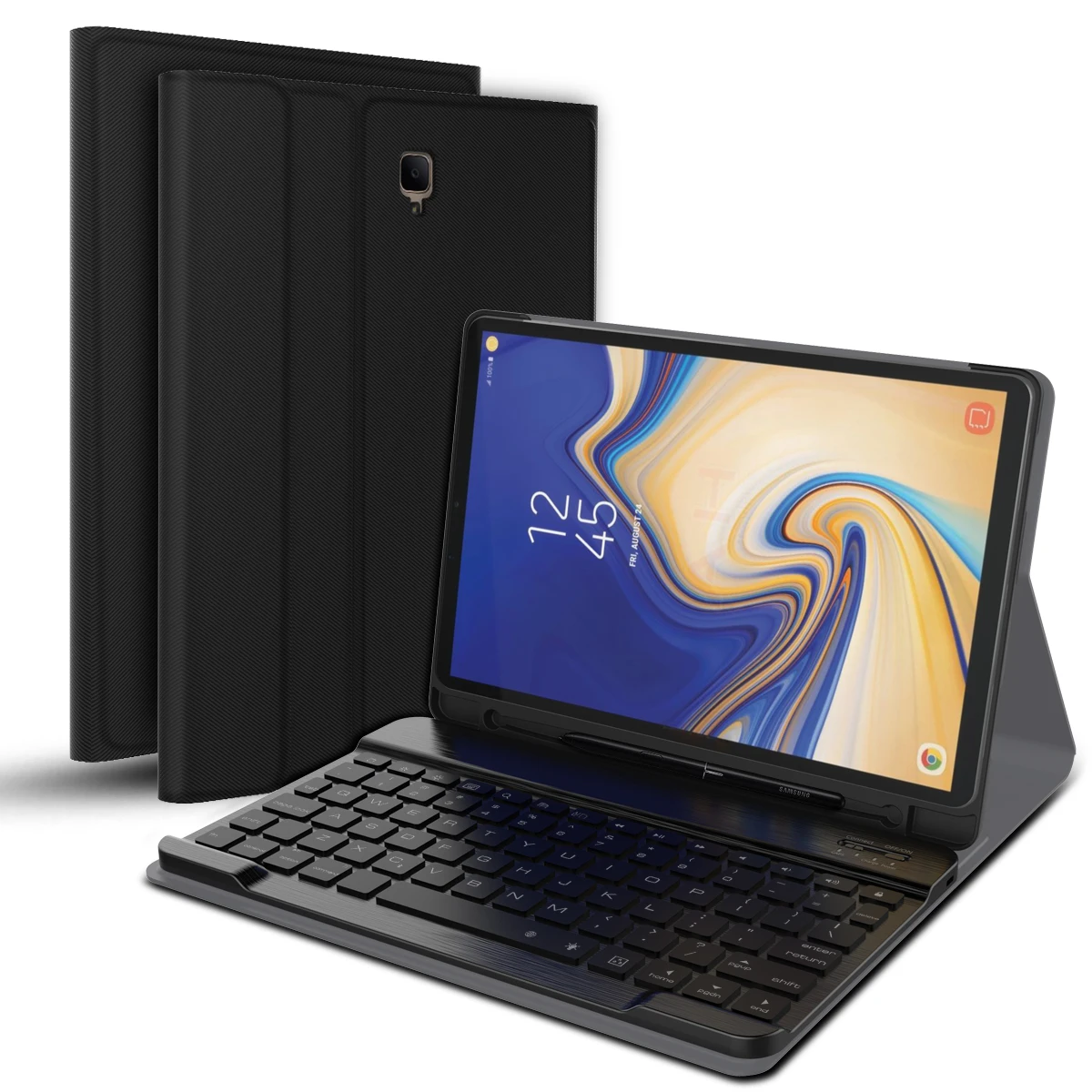 Для Samsung Galaxy Tab S4 10 5 T830 чехол для планшета США Bluetooth клавиатура кожаный дюймов