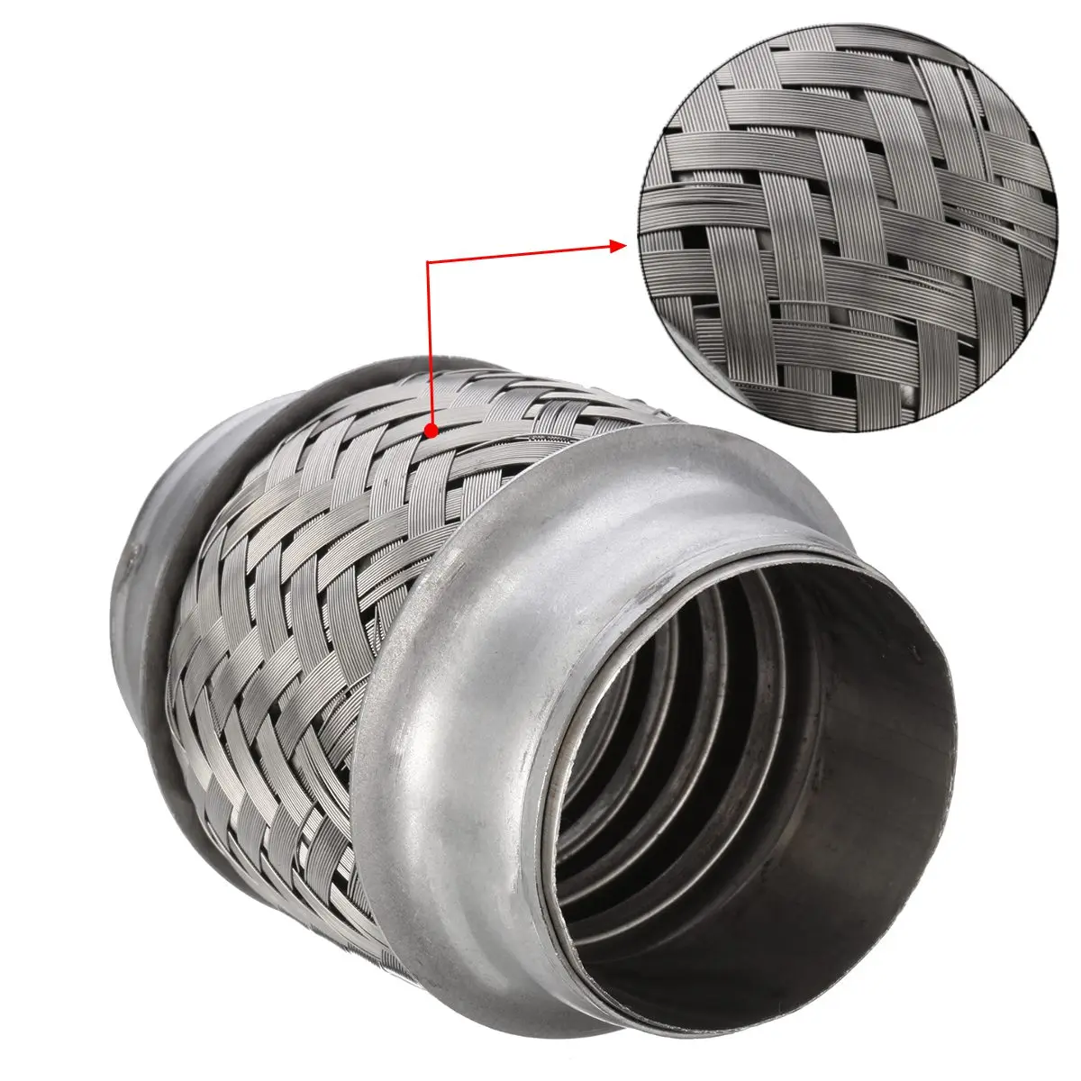 Гибкая соединительная трубка из нержавеющей стали для ремонта выпускных труб 2 25