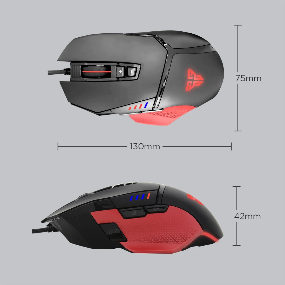 Fantech X11 Mouse Macro Rgb цветная компьютерная мышь Usb Проводная Подсветка 8000 точек/дюйм 8