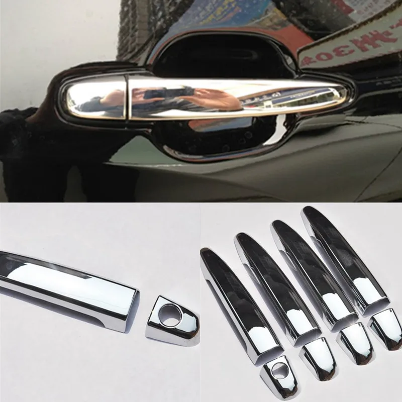 Хромированные дверные ручки крышки для Toyota Camry Highlander отделкой 4runner Sienna Avalon Tacoma Lexus