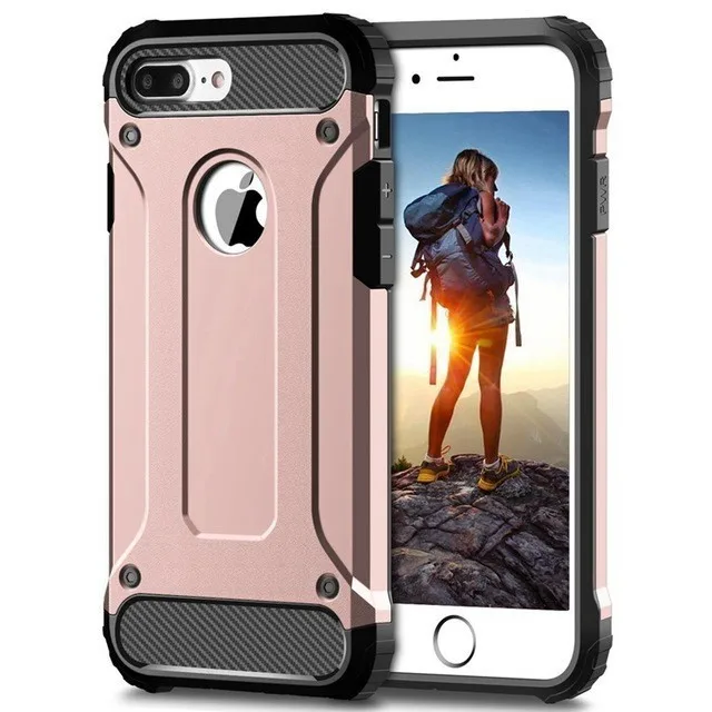Броня чехол для iPhone 7 8 противоударный военный падение силиконовый X XS Max XR ТПУ