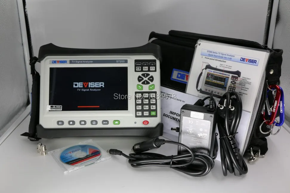 Анализатор спектра Catv QAM S7200TS транспортный поток оригинальный Deviser|Теле- и