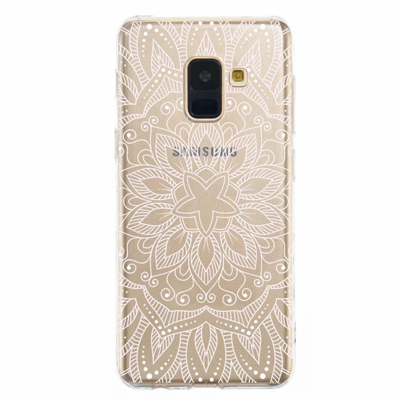 Мягкий силиконовый прозрачный чехол для телефона задняя крышка Samsung Galaxy A5 2017 A6 A7 A8