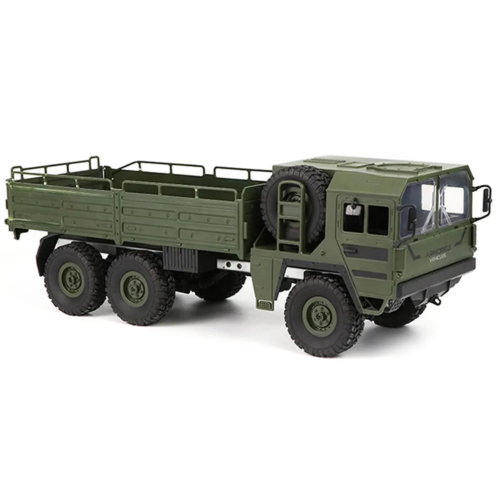 JJRC Q64 1/16 2 4G 6WD RC автомобиль военный грузовик внедорожный Рок Гусеничный игрушки RTR