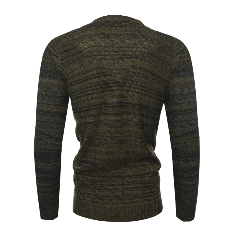 New men's round neck color matching sweater mens sweaters 2018 men winter clothes | Мужская одежда