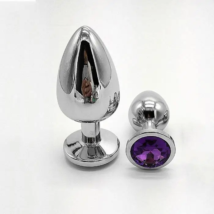 Anal Beads Crystal Jewelry Heart Butt Plug Stimulator Sex Toys Dildo Stainless Steel Hot Sale |