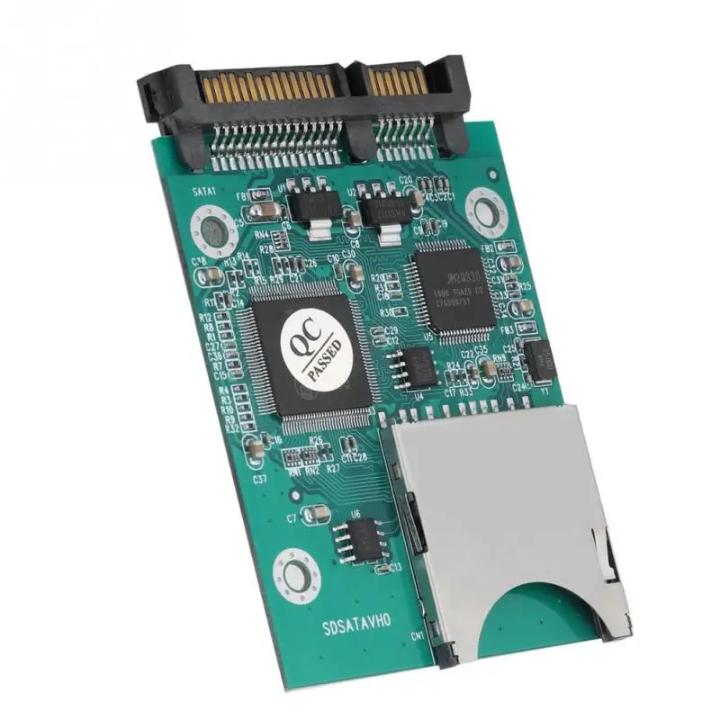22 МБ/с./с быстрая передача SD/SDHC/SDXC/MMC карта памяти до 2.5in 7 + 15P SATA конвертер адаптер| |