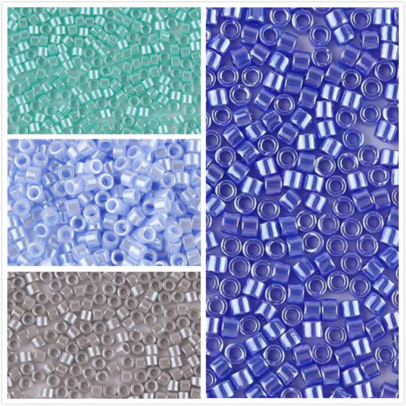 Taidian 600 11/0 шт. звезда Spangle синий Непрозрачный блеск DB1569 Miyuki Delica Seedbeads для DIY бисера