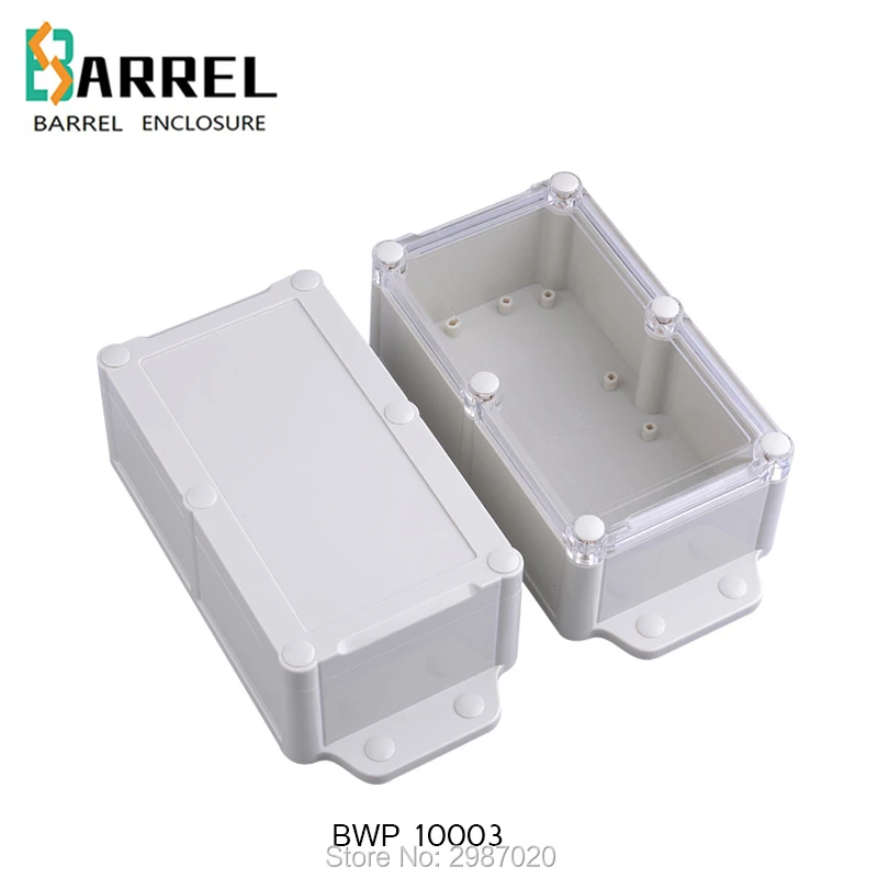 200*94*60mm plastic IP68 wall mounted electronic project enclosure wire connection junction box outdoor weatherproof case | Обустройство