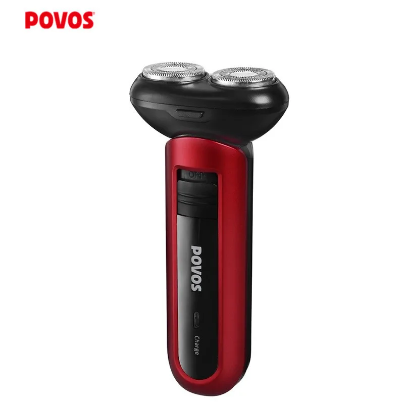 POVOS PW918 мини электробритва с двойным поплавком USB для удаления