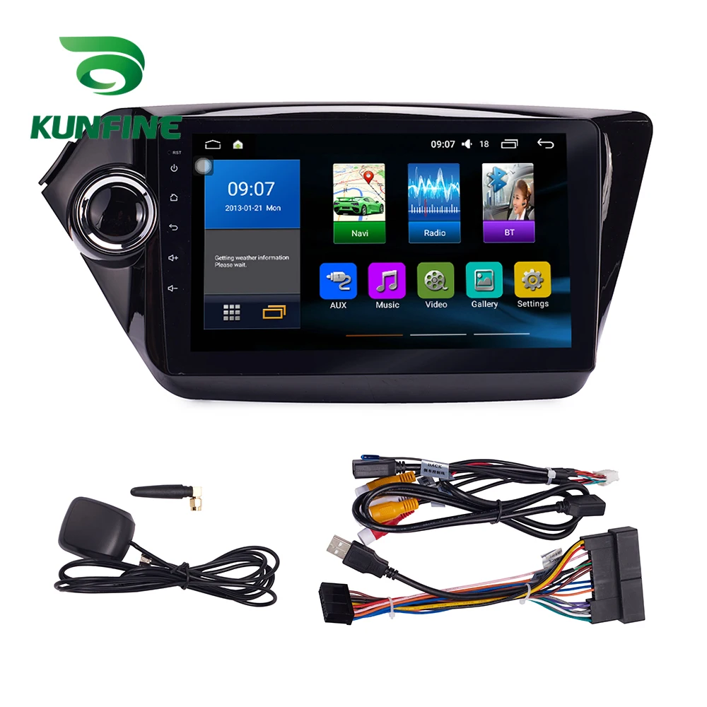 Восьмиядерный 1024*600 Android 8 1 автомобильный DVD GPS навигационный плеер Deckless стерео для