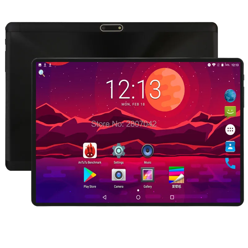Новинка 2019 10-дюймовый планшетный ПК 3G 4G FDD LTE Восьмиядерный 1280*800 IPS 4 Гб RAM 64 ROM Android 8 0
