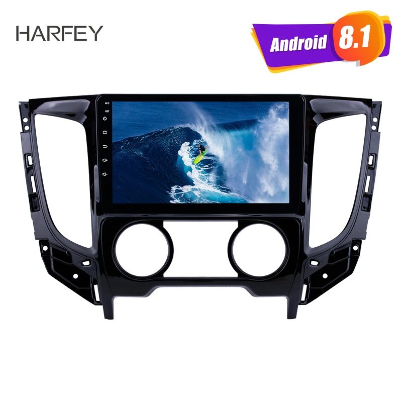 

Harfey для 2015 Mitsubishi TRITON (MT) руководство Android 8,1 автомобильное радио 9 "HD сенсорный GPS Navi головное устройство Bluetooth WIFI SWC