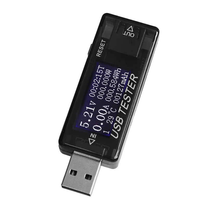 Вольтметр 8 в 1 USB тестер QC2.0 3 0 4 30 электрическая мощность напряжения измеритель