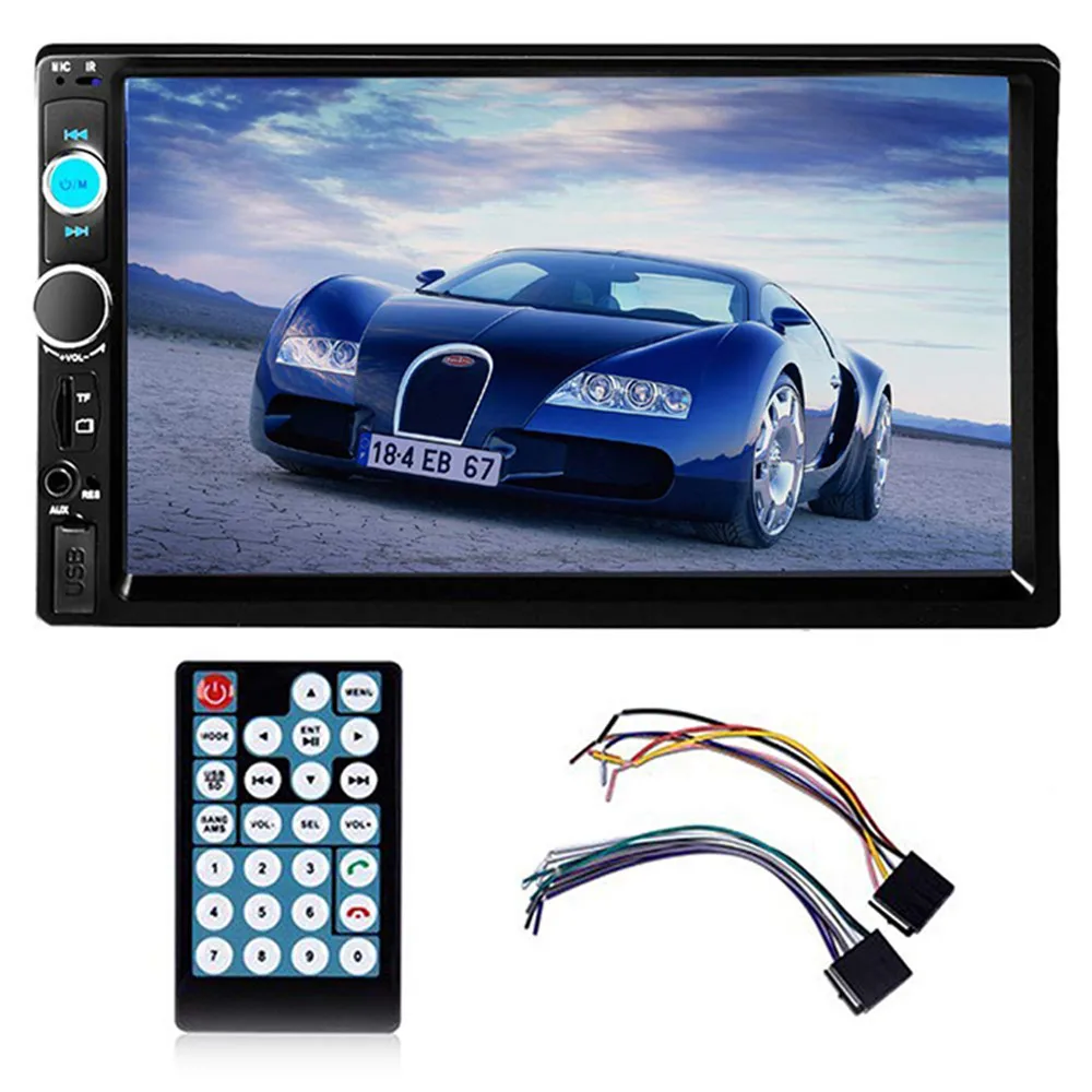 7010B 7 ''HD сенсорный экран автомобильный Bluetooth Hands free аудио музыкальный дисплей MP3