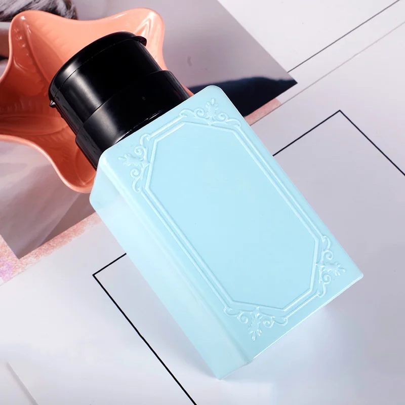 Empty Pump Dispenser Container Cleaner Nail Polish Remover Liquid Bottles | Красота и здоровье