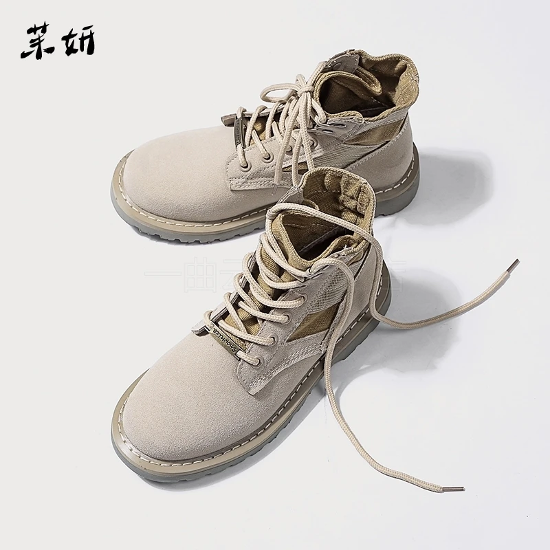 

2019 Fashion Vintage Boots Women Shoes Martin Boots Ankle Low Heels Motorcycle Boots High Wedges Round Toe Flock New