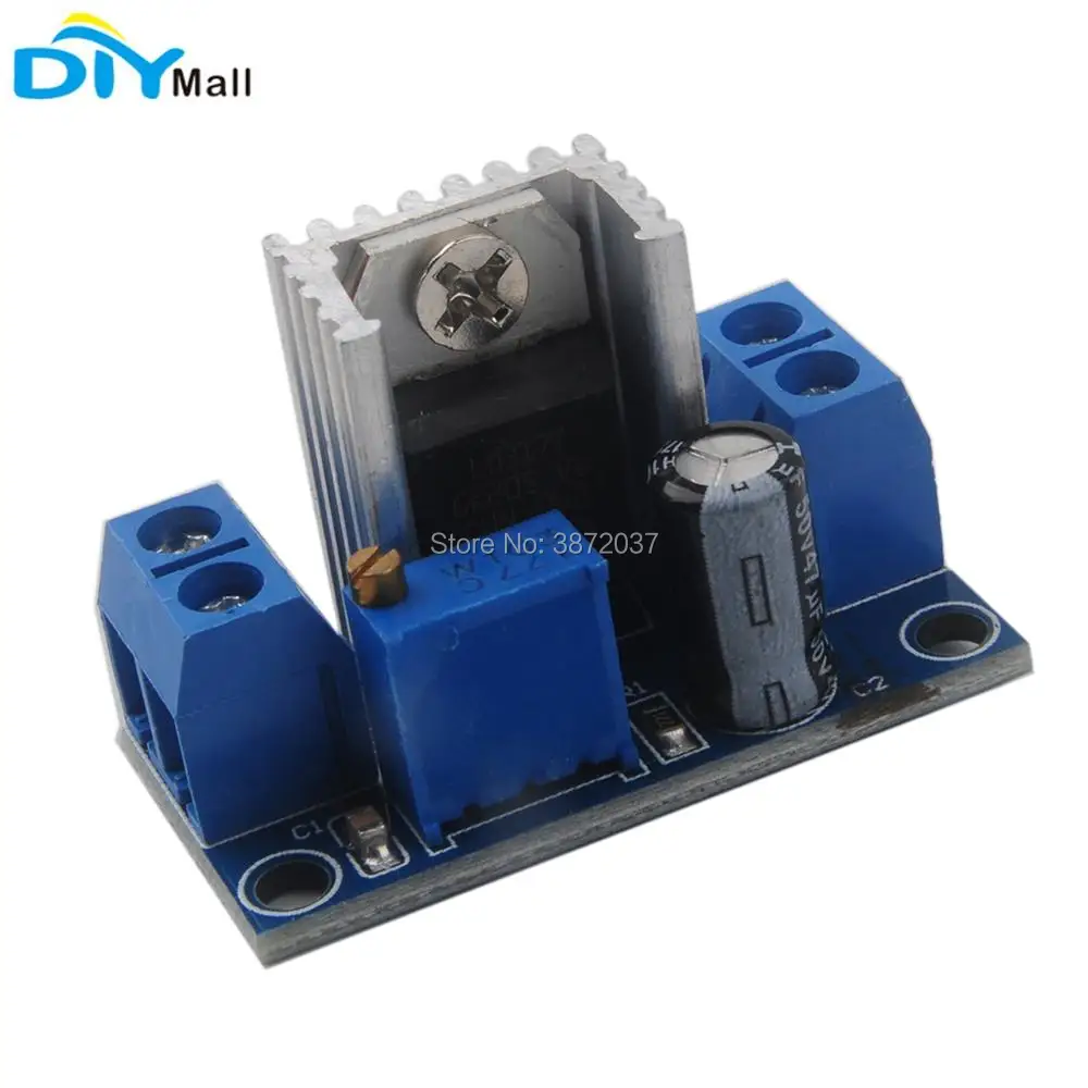 LM317 DC понижающий модуль с линейным регулируемым регулятором|Модули для умного