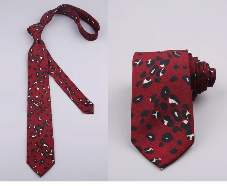 Женский и мужской галстук в стиле ретро Красивая шифоновая рубашка с цветочным